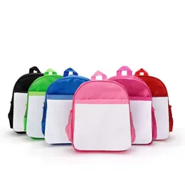 NEW Sublimation Backpack Kindergarten Kid Toddler School Backpacks for Girls Boys adjustable strap design schoolbag wholesale FY3453