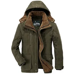 Mens Jackets Outwear Parkas Winter Jacket Men Thicken Warm CottonPadded Hooded Windbreaker Parka Plus Size 5XL 6XL Coats 231110