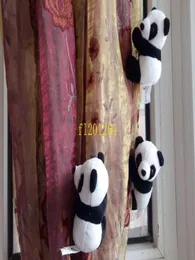 50pcslot Panda plush doll mini stuffed animal 10cm soft panda Curtain Clip For children6845659