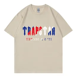 Trapstar 100% cotone T Shirt uomo donna estate manica corta T-shirt Hip Hop Streetwear Harajuku allentato supera i T nero