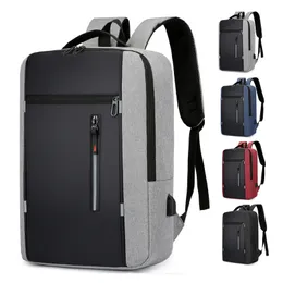 School Bags Waterproof Business Backpack Men USB s 15 6 Inch Laptop Large Capacity Bagpacks for Back Pack 230411