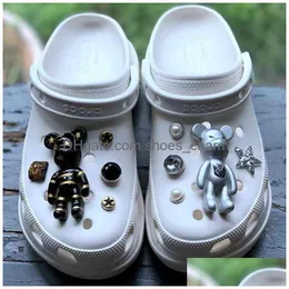 Metal Rivet Decoration Punk Spikes Studded Designer Shoe Charm for Croc  Jibbi Clogs Children Women Girls Gifts Croc Charms