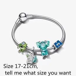 2024 Mrs. Wife Charm Designer Bracelets for Women Jewelry DIY fit Pandoras Little Mermaid Spider Full Collection Bracelet Set Christmas party Holiday gift with box