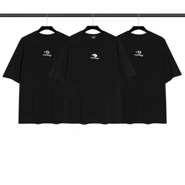 Balaniegas Paris Home Trend moda unisex design luźne wszechstronne pullover okrągły szyję koszulka krótkie rękawy