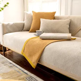 Campa de cadeira Costo amplo sofá Seat Cushion não deslizamento de bordas de bordas capa de sofá toalha de proteção simples de proteção diária