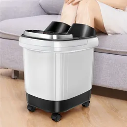 Foot Massager Electric Household Constant Temperature Deep Barrel Pedicure Machine Bath Automatic Heating Massage Footbath Sauna 220V 231110