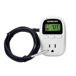 Freeshipping C909 Regolatore digitale di umidità della temperatura- 1500 W-110 V- 4 modalità di controllo- Display C/F- Funzione di raffreddamento del riscaldamento Aahul