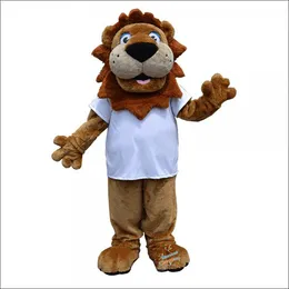 2024 Discount Childrens Wish Lion Mascot Costume Party Fancy Dress Suits Adult Unisex