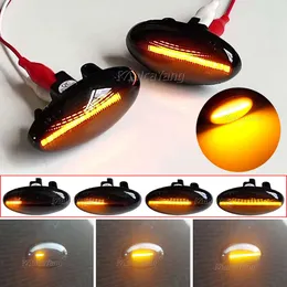 Neue Paar Led Dynamische Blinker Seite Marker Licht Für Peugeot 307 206 407 107 607 Sequentielle Blinker Licht Für citroen C1 C2 C3