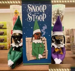 Christmas Decorations Snoop On A Stoop Elf Doll Spy Bent Home Decoration Year Gift Toy Red Green Blue Purple Drop Delivery Garden for sale