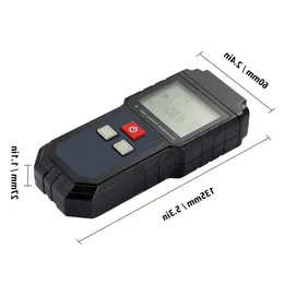 Misuratore EMF digitale LCD portatile Tester di radiazione elettromagnetica Rilevatore di dosimetro magnetico di campo elettrico Hqmlt