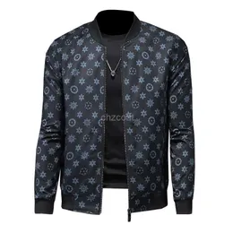 Designer High Quality Jacket O-neck Great Collar Classic Dots Male Outerwear Coat Big Size Clothes 4XL 5XL T45D