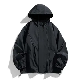 Arcterxy Chaopai Outdoor Sport Sport Hooded Sprint Jacket Men's Loose American High Street Spllice Funkcjonalny płaszcz