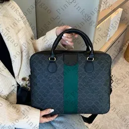 Różowe torby komputerowe TOTE TOTE Cross Crossbody Bagsyka Bagsy biznesowe Najwyższa jakość duża pojemność skórzana torebki Messenger SISI-230410-63