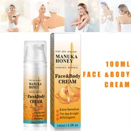 Annan makeup Pure Nya Zeeland Manuka Honey Face and Body Cream Extra känslig för dag och natt 95% Organisk 100 ml snabb frakt och högkvalitativ varmförsäljning Fast Ship