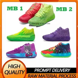 MB2023 NOWYCH UPGRADE LAMELO BALL BUTS MB1 Rick Morty of Męs Basketballs Buty Queen of Melo Basketball Buty Melos MB 2 Low Trenerers Buty dla dzieci trampki