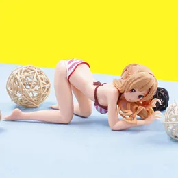 Anime manga 5 cm janpanese miecz sztuka online Yuuki asuna Swimsuit Figure Sexy Girl Dolls Pvc Figure Model Toys Car Dekoracja samochodu 230410