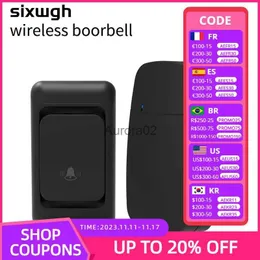 Doorbells SIXWGH Outdoor Wireless Doorbell 38 Kinds Ringtones Songs My Melody Chimes Ring Bell Set With Battery 300m House Door Bell YQ231111