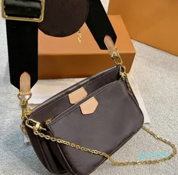 حقيبة الكتف المطبوعة الأزياء المطبوعة Cross Straddle Bag 3-in-1 Bink Luxury Brand Women Crossbody Bag Bag Women's Small Wallet With With