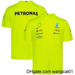 Erkek T-Shirt Mercedes Ben Racing Team Keto F1 2023 Sezonu Petronas Motorsport Ma Breathab Casual Kısa Seve T Gömlek Yaz 4113