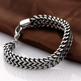 Charm Bracelets Bracelet for Men Male Snake Chain on Hand Double Link s Armband Jewelry Stylish Stainless Steel Ball 230411