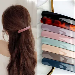 Korean Fashion Acrylic Butterfly Ribbon Spring Clips Women Large Thick Christmas Hair Accessories for Women's Hairclip 2063