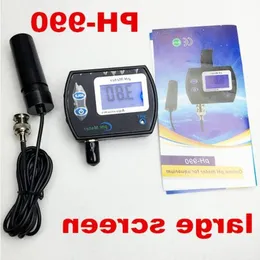 Freeshipping Portable PH Meter Tester Accurate Digital Pen PH-990 Pocket Aquarium Wine Urine LCD PH Test with large screen Lnrjt