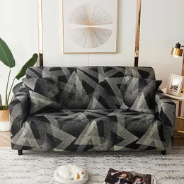 Sandalye, oturma odası için elastik geometri ekose kanepe kapağı kaymaz streç slipcover kesit yastık l-şekilli köşe funalar
