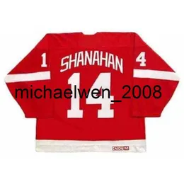Weng Brendan Shanahan Red 2002 CCM Vintage Away Hockey Jersey All Stitched Top-Quality Any Any Any Number