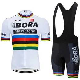 Cycling Jersey Sets Bycicle Cycling Clothes Summer Clothing 2023 UCI BORA Professional Shirt Team Jersey Shorts Man Road Bike Uniform Pro Sports Set 3M411