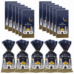 4 PC Hediye Sarısı Eid Partisi Hediye Müslüman Mübarek Tedavi Eden Ramazan Fener Düğün Güzellikleri Plastik Temalı Dekorasyonlar Snack Sarma Malzemeleri Favor Z0411