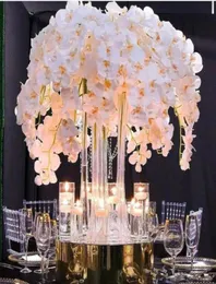 2020 Silk Flower Artificial Moth Orchid Butterfly Orchid voor nieuw huis Home Wedding Festival Decoratie9280880