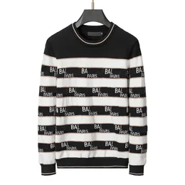 2023 Casual Men's Sweater O-Neck Striped Slim Fit Knittwear Autumn Winter Mens Sweaters Pullovers Pullover Men Pull Homme M-3XL.fy007