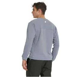 Lulus Hombres Camisetas de Entrenamiento de Manga Larga Sudaderas con Cuello Redondo Transpirables con Bolsillo con Cremallera Gimnasio Correr Sudaderas Deportivas Informales Tendencia Adelgazante Marca de Moda