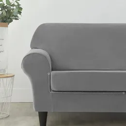 Pokradzki krzesła 2023 Oddychająca lekka flanelowa elastyczna sofa sofy sofa