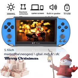 x7 plus Portable Game Players Portable Video Game Console Screen Retro Game Console Multi-purpose Mecha Game Machines Console High-definition