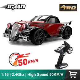 ElectricRc Araba 16301 16302 Uzaktan Kumanda Araba 1 16 Yüksek Hızlı RC Araç 50kmh 4WD RC Yetişkinler ve Çocuklar İçin Drift Yarış Aracı Noel Hediyeleri 231110