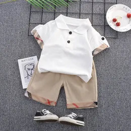 Kläder set diimuu baby pojkar t short shorts barn flicka kläder passar barn sommar bär spädbarn småbarn tee skjortor byxor 230411