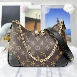 M45832 Boulogne Luxurys designer axelväska retro croissant tote chain pochette cross body väska kvinnor handväskor mynt pursar koppling totes hobo plånbok grossist