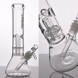 Glass Beaker Bongs Thick Downsteam Perc Water Pipe Bubbler Diffused Hookah Dab Rigs Bong Ash Catchers for Smoking