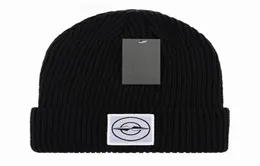 Knitted Hat Simple Beanie Cap Designer Skull Caps Fashionable for Man Woman Winter Hats 9 Color Classic Style4661498
