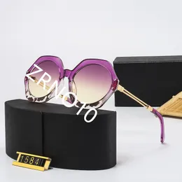 Fashion Classic Designer Sonnenbrille für Herren Cat Eye Half Frame Shades UV400 polarisierte Polaroid-Gläser Vintage Luxury Driving Sun Glass Unisex Outdoor Travel Eyewear