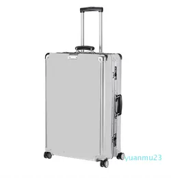 20 26 29 -calowy zewnętrzny bagaż towarowy torba na aluminium 25 wózek 972 Klasyczny luksusowy projektant noszenie walizki 289p