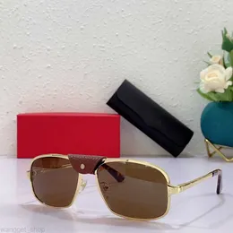 Модельер -дизайнер мужчина солнцезащитные очки женщина солнцезащитные очки для ультрафиолетовой защиты против поляризованных очков для глаз Рамки для женщины квадратный прямоугольник Carti Sun Ockear Glass