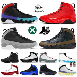 Ny 2023 JUMPMAN 9 9s Basketbollskor för män Power Blue Fire Red Change The World University Gold Space Jam Chlie Gym Red Jorde Designer OG Sneakers Trainers 40-47