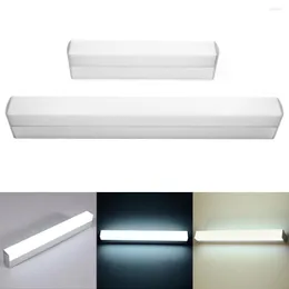 Lâmpadas de parede Lâmpada moderna de tiras longas e luminárias Luz Luz de estilo simples Decores internos acrílico para o quarto da cozinha do quarto