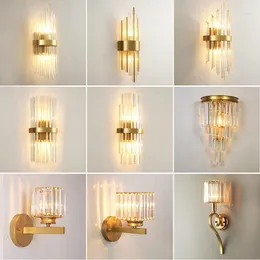 Lampy ścienne kinkiety latarnię antyczne oświetlenie łazienki drewniane koła pasowe ramię lampka urocza lampa kryształowy kinkiet