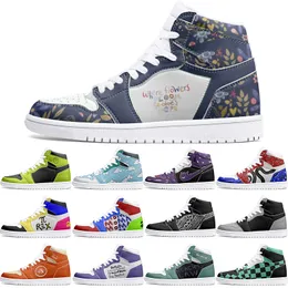 nuovo inverno autunno Scarpe personalizzate 1s Scarpe fai da te Scarpe da basket smorzamento uomo 1 donna 1 Tendenza carattere personalizzato anime Scarpa versatile da esterno