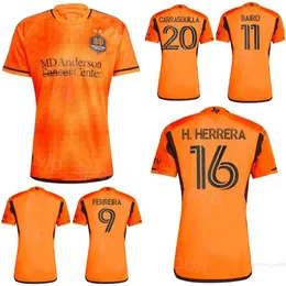 Maglia da calcio Houston Dynamo FC 8 Amine Bassi 16 Hector Herrera 22 Tate Schmitt 7 Ivan Franco 20 Adalberto Carrasquilla 11 Maglia da calcio Corey Baird Kit 2023-24