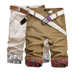 Män S shorts Men Cotton Casual Short Pants Seluar Pendek Lelaki Plus Size Beach Sports Croped DrawString 220410